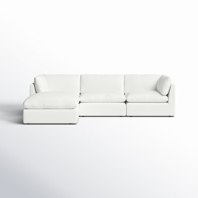 Josefa Upholstered L-Shaped Sectional with Ottoman