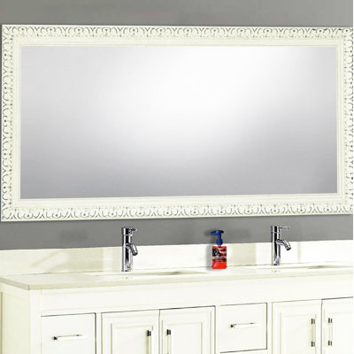 Wood Flat Wall Mirror
