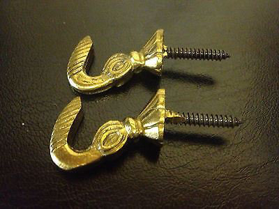 Polished Brass 2cm Curtain Holdback
