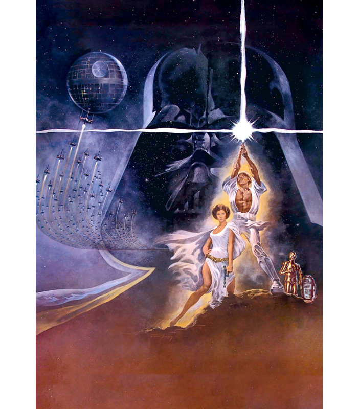 Star Wars A New Hope, H 18 po x l 13 po