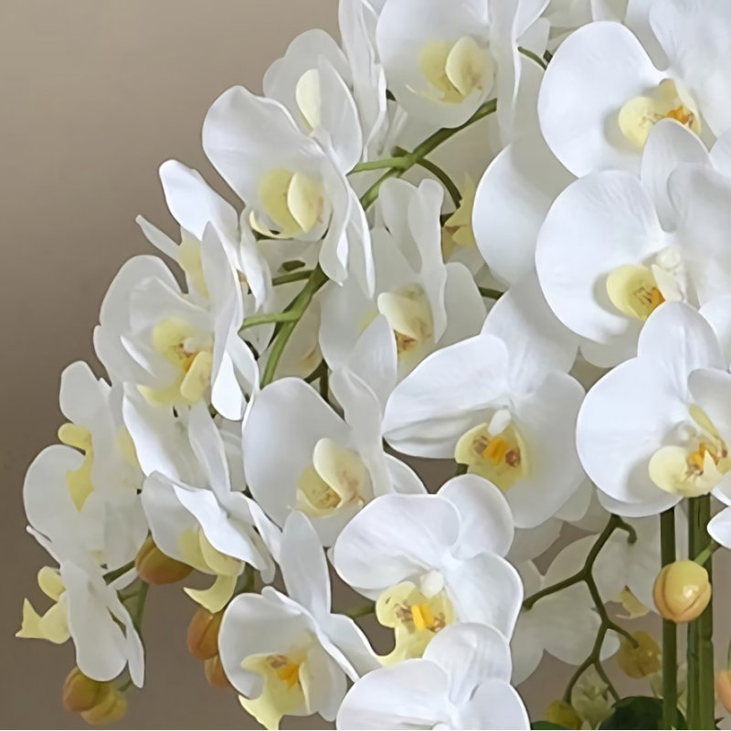 Décoration florale simulée, Blanc