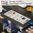 Modern Bar Cabinet with charging Ports And Sensor Lights-1848830445