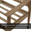 Banc en osier Euriel