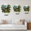 Paysage de forêt vert profond - horloge murale traditionnelle-1968504785