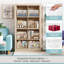 Grands bacs de rangement empilables carrés avec poignées Sorbus - pour rangement, garde-robe, tablette et rangement, paquet de 4-131552768-129437355