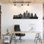 Décoration murale en bois Houston City Skyline-1073179247-1073179234