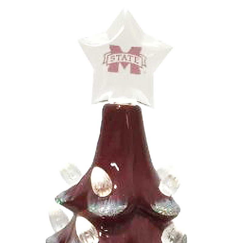 Arbre en céramique NCAA College Spirit, Mississippi State Bulldogs