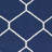 Rodgers Hand Woven Flat Weave Wool/Cotton Geometric Rug in White/Blue-1965937800