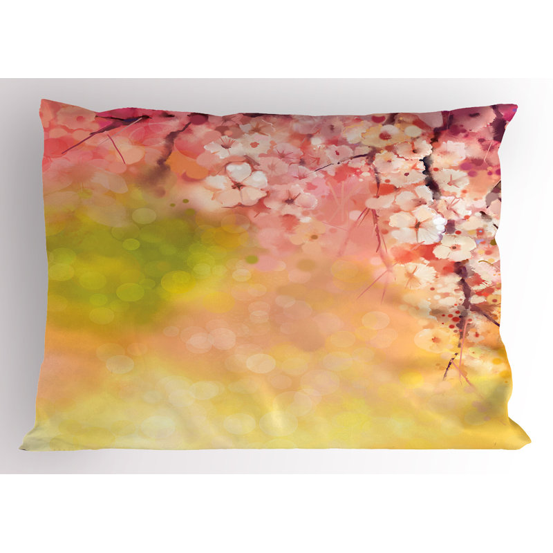 Ensemble de 2 taies décoratives japonaises Ambesonne Sakura, L 30 po x H 20 po
