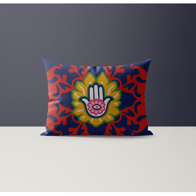 Tino Microsuede Lumbar Throw Pillow