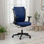 Fauteuil de direction haut dossier avec dossier en filet, hauteur réglable et inclinaison - Fauteuil roulant ergonomique pour la classe, le bureau ou la maison - Accoudoirs et appui-tête optionnels, siège rembourré-121679733