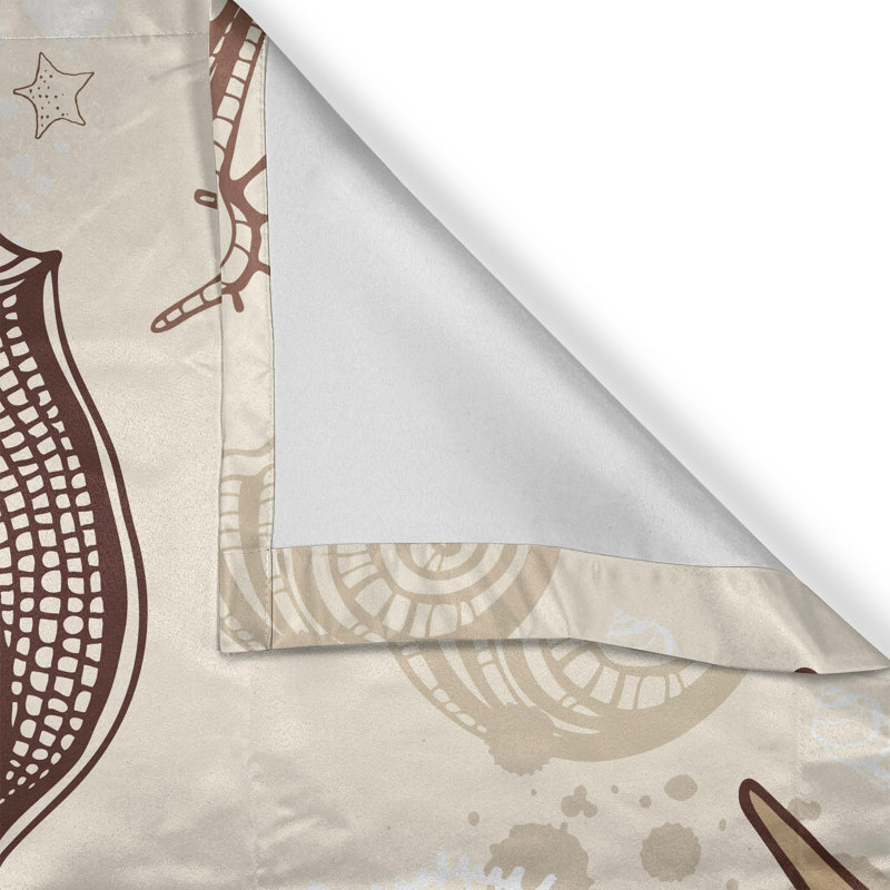 Chimdi Polyester Semi Sheer Curtain Pair