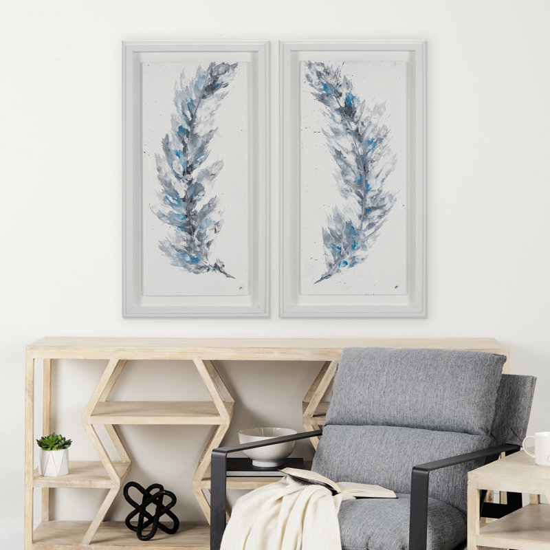 Plume a Framed Handmade Original Artwork, Plume II