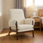 Chaise d'appoint transitionnelle traditionnelle rembourrée-447515769