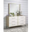 Miroir biseauté pour commode Biscayne