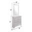 Miroir de style moderne en bois-1469874461