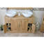 Elam 1230mm Double Bathroom Vanity with Vessel Ceramic Basin