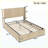 Platform Bed Queen Size Solid Wood Platform Bed Oak