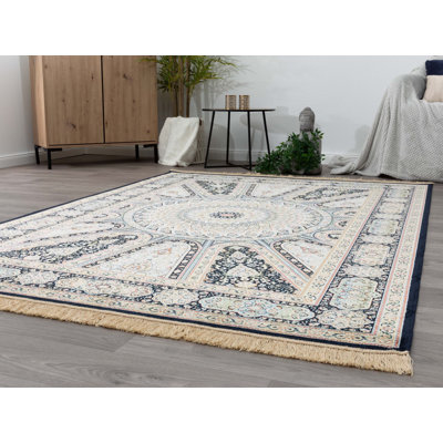 Cressona Oriental Viscose Area Rug