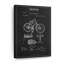 Bicyclette rétro brevet sur toile-214326961