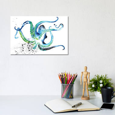 Octopus On The Phone Print by Amelie Legault at Maker House Co.