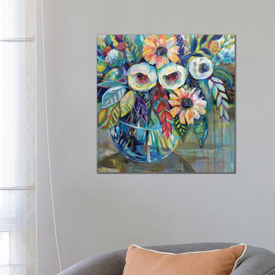 Joy 1 Piece Wrapped Canvas Wall Art