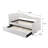 Nolan White Daybed with Trundle Bed