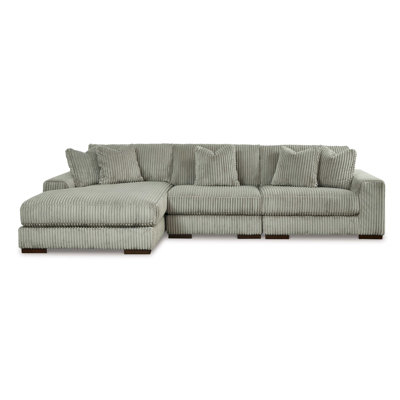 Adones Fog 3pc RAF Chaise Sectional