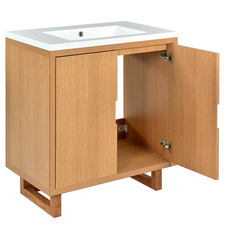 Ensemble de meuble-lavabo 30 "avec lavabo, Bois robuste