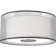 SRKASHLTENI Collection Stainless Steel Flushmount Light - Unique Multi-Layered Shades, Maximum 100W, E26 Socket, Contemporary Design, Ideal For Stylish Interiors