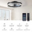 Peronne 20'' Ceiling Fan with LED Lights-169909111