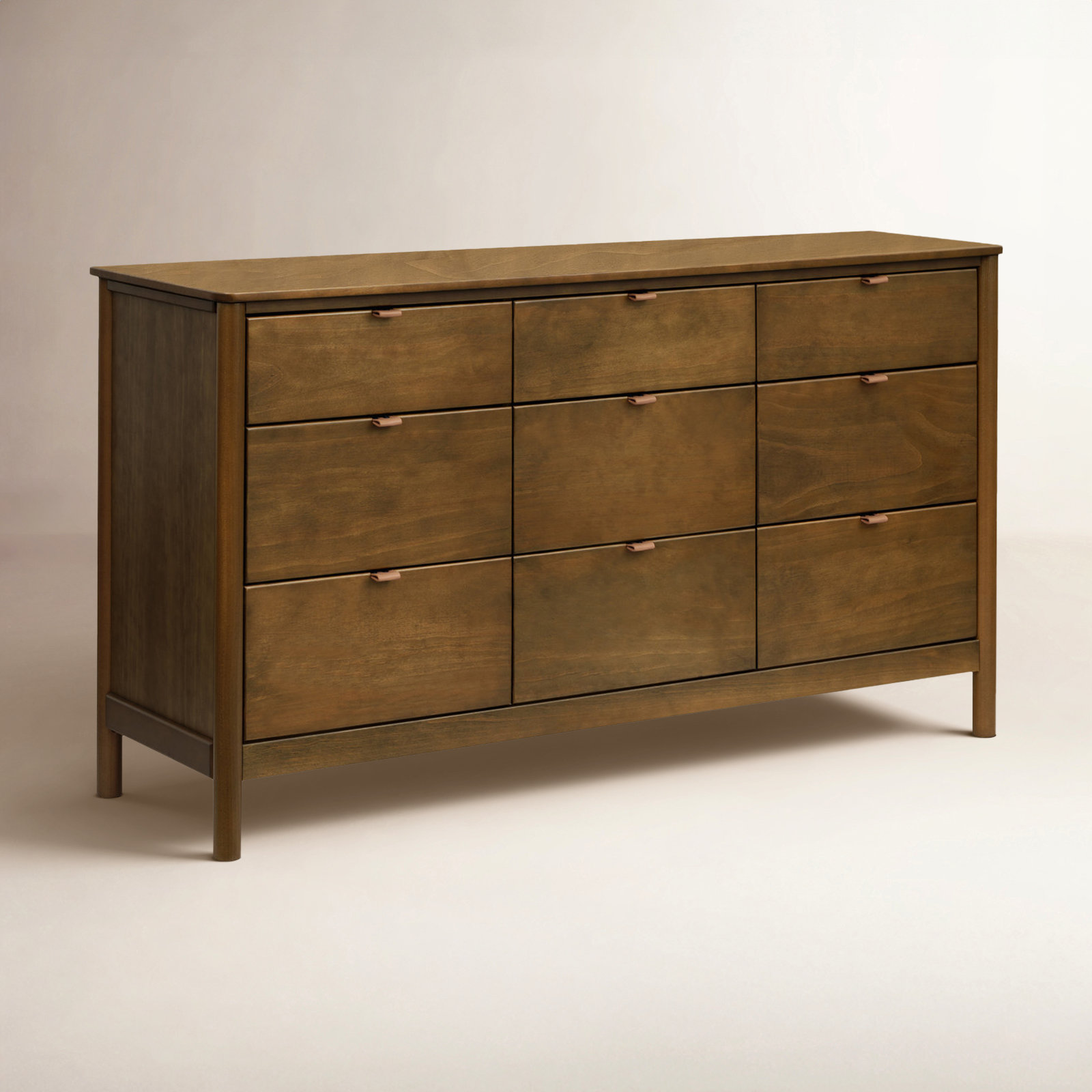 Bondi 9-Drawer Dresser, Natural Walnut
