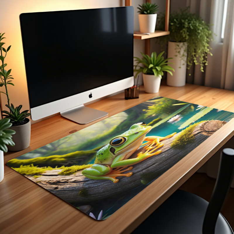 Polyester Desk Pad, 14.4x12.1