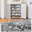 Armoire à chaussures multi-tailles à 5 niveaux avec tiroir-70484258-105918638