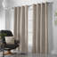 Nalaiyah Velvet Chenille Eyelet Curtains-1315062718-1315062690
