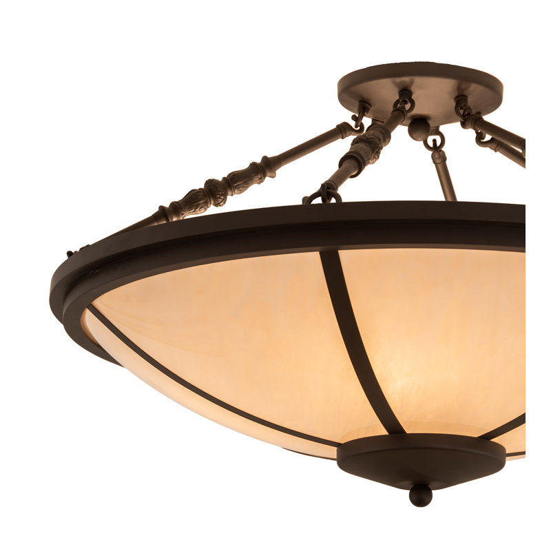 4 - Light Semi Flush Mount