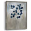 Indigo Foliage II, reproduction encadrée - bois massif-1986823946