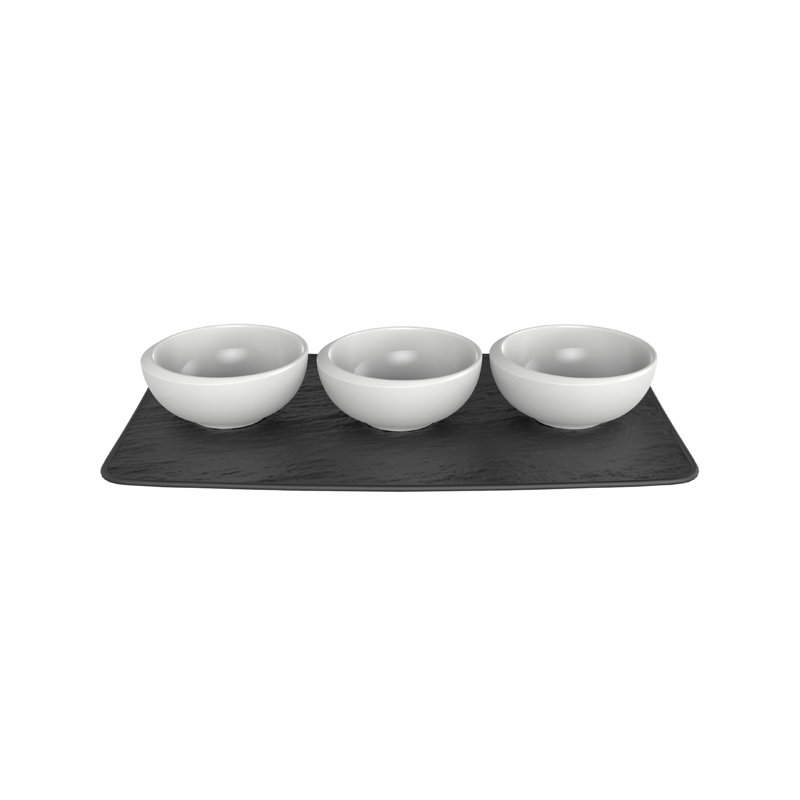 Villeroy & Boch Newmoon 4 Piece Condiment Server Set