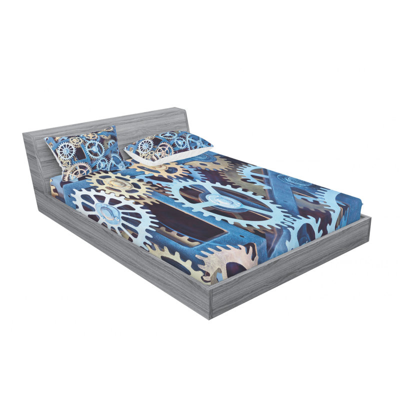 Microfiber Sheet Set, Queen Sheet Set with 2 Pillowcases