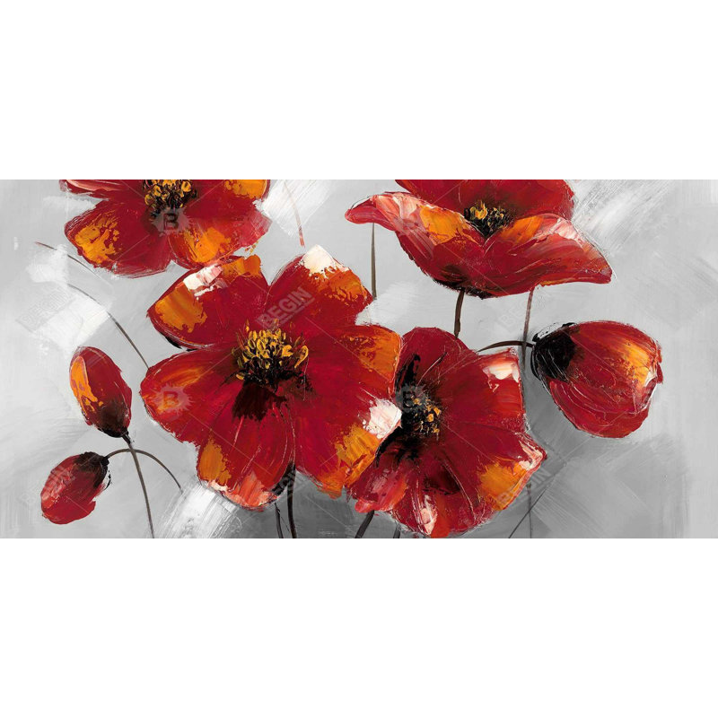 Anemone flowers - 15.75"x31.50" Desk mat
