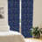 Music Curtains, Hearts Notes Stars Melodic Inspiration Musical Lifestyle Rhythm in My Heart Design, Window Treatments Semi-Sheer Sliding Panel-1606603361