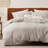 Bedsure Cotton Duvet Cover Full - 100% Cotton Waffle Weave Olive Green Duvet Cover Set, GentleSoft and Breathable Bedding Set for All Season, 3 Pieces, 80"x90"-110365885-106246741
