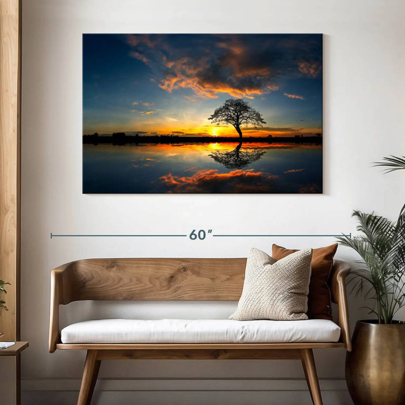 Alvord, coucher de soleil africain, H 32 po x l 48 po
