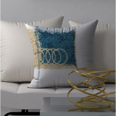 Abstract Throw Pillow