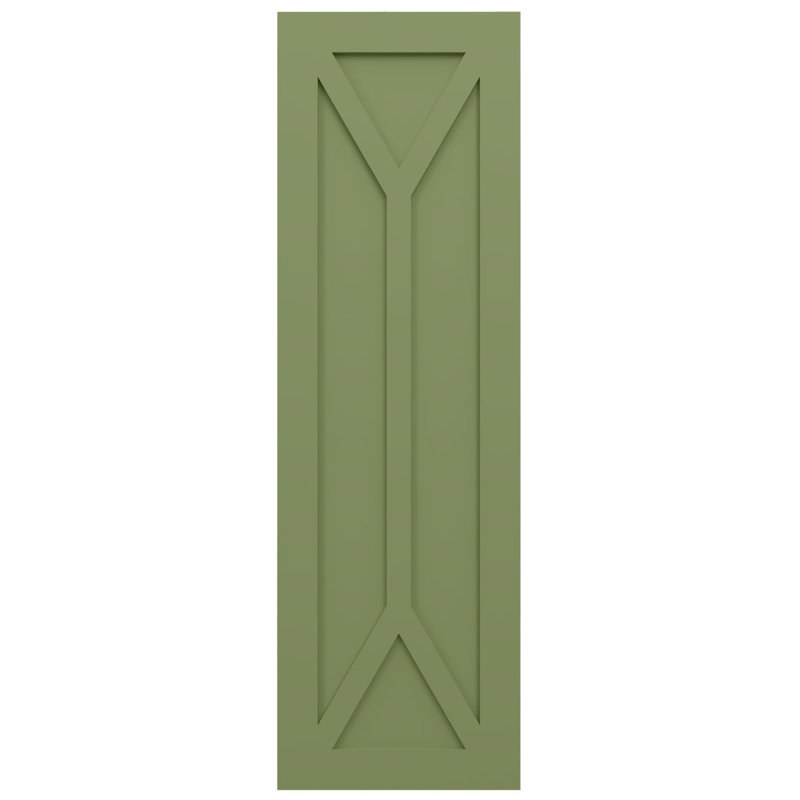Volets EnduraCore Composite San Carlos, L 12 po, H 55 po, Vert mousse