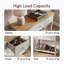 Beacsfield 3 Drawer Console Table Slim Hallway & Living Room Furniture Shaker Style-107197536
