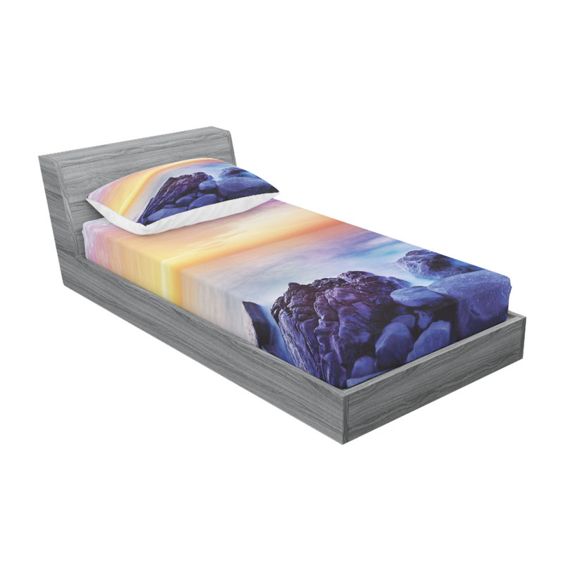 Microfiber Sheet Set, Twin XL Sheet Set with Fitted Sheet