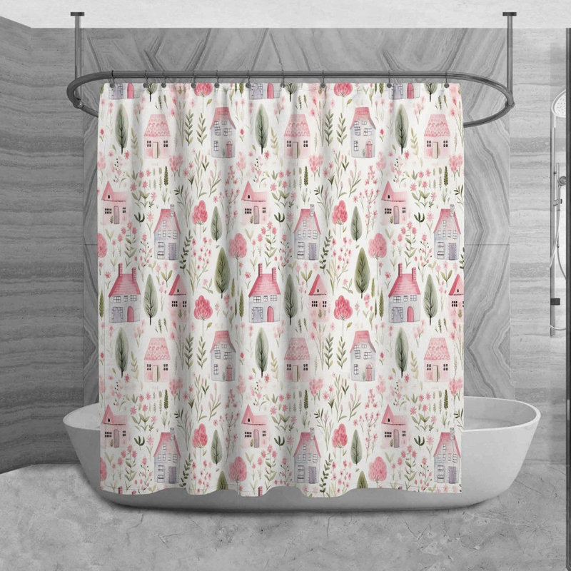 Rideau de douche Wynetta, H 73 po x l 70 po x P 6 po