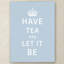 « do tea », art textuel sur toile tendue-12227811