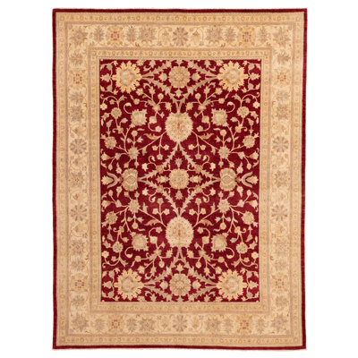 Chobi Finest Red Rug 7'11" x 10'3"